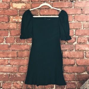 Princess Polly mini Ruffled Black Dress